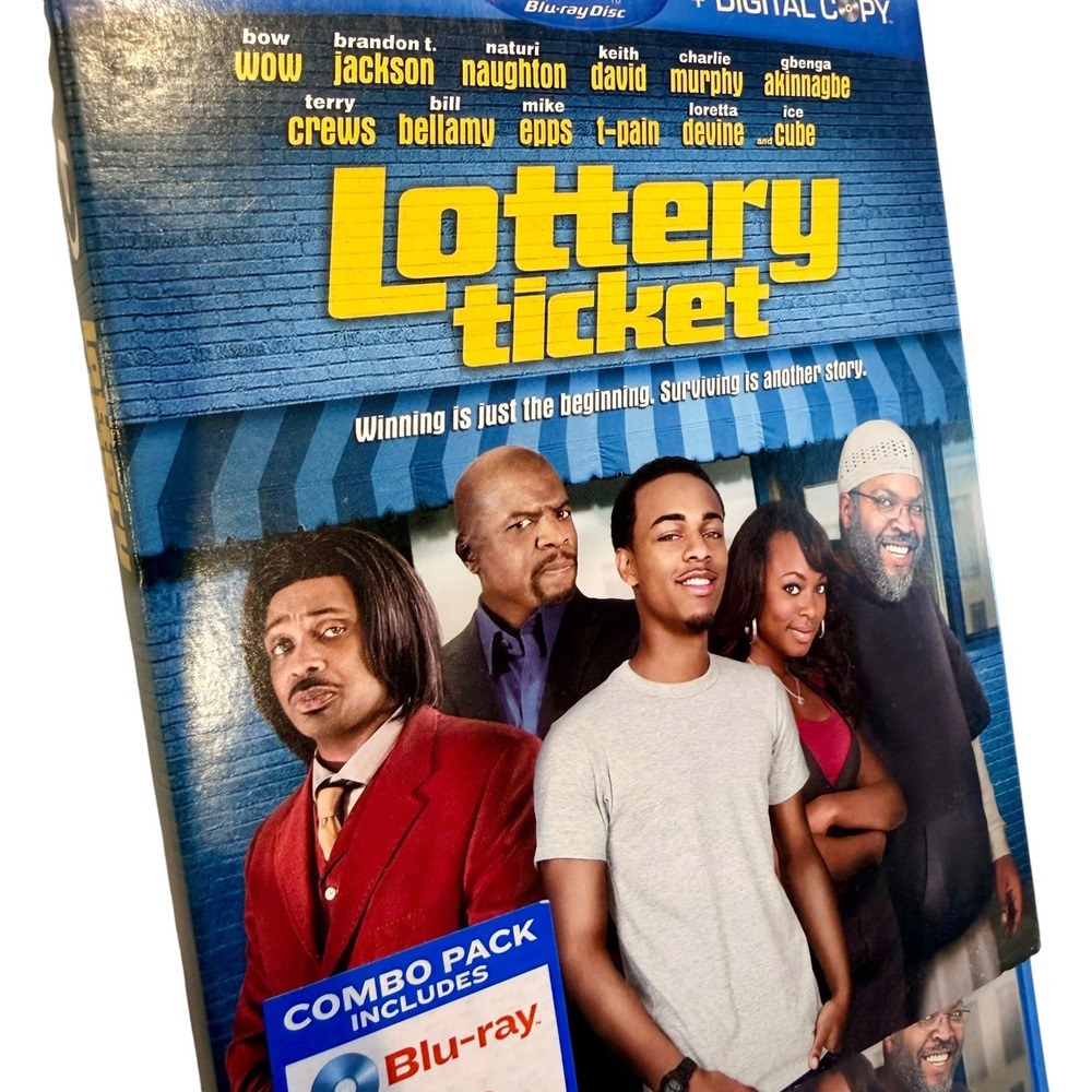 Warner Bros Lottery Ticket Blu-ray DVD Combo Pack Bow Wow Ice Cube Comedy New